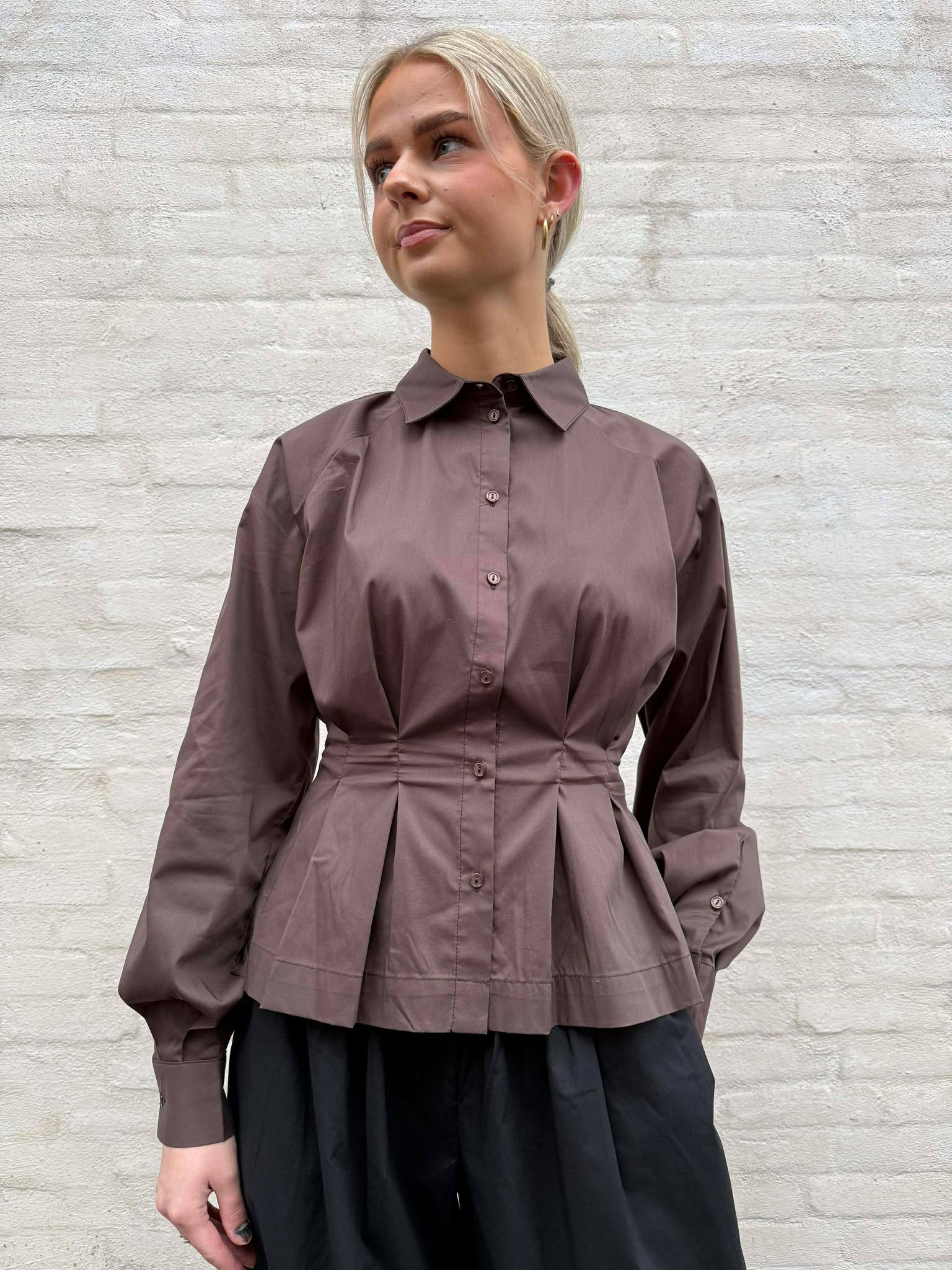 NMPAMILA Shirt - Chocolate Brown